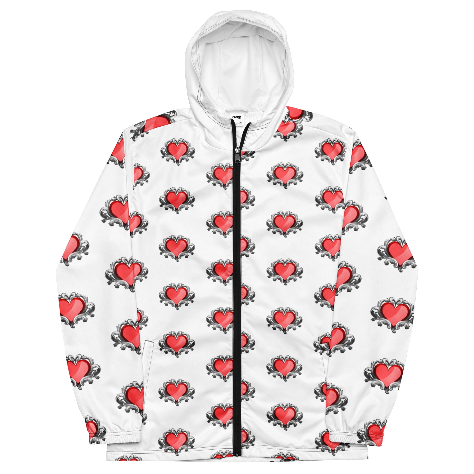 Queen Hearts - Men’s windbreaker