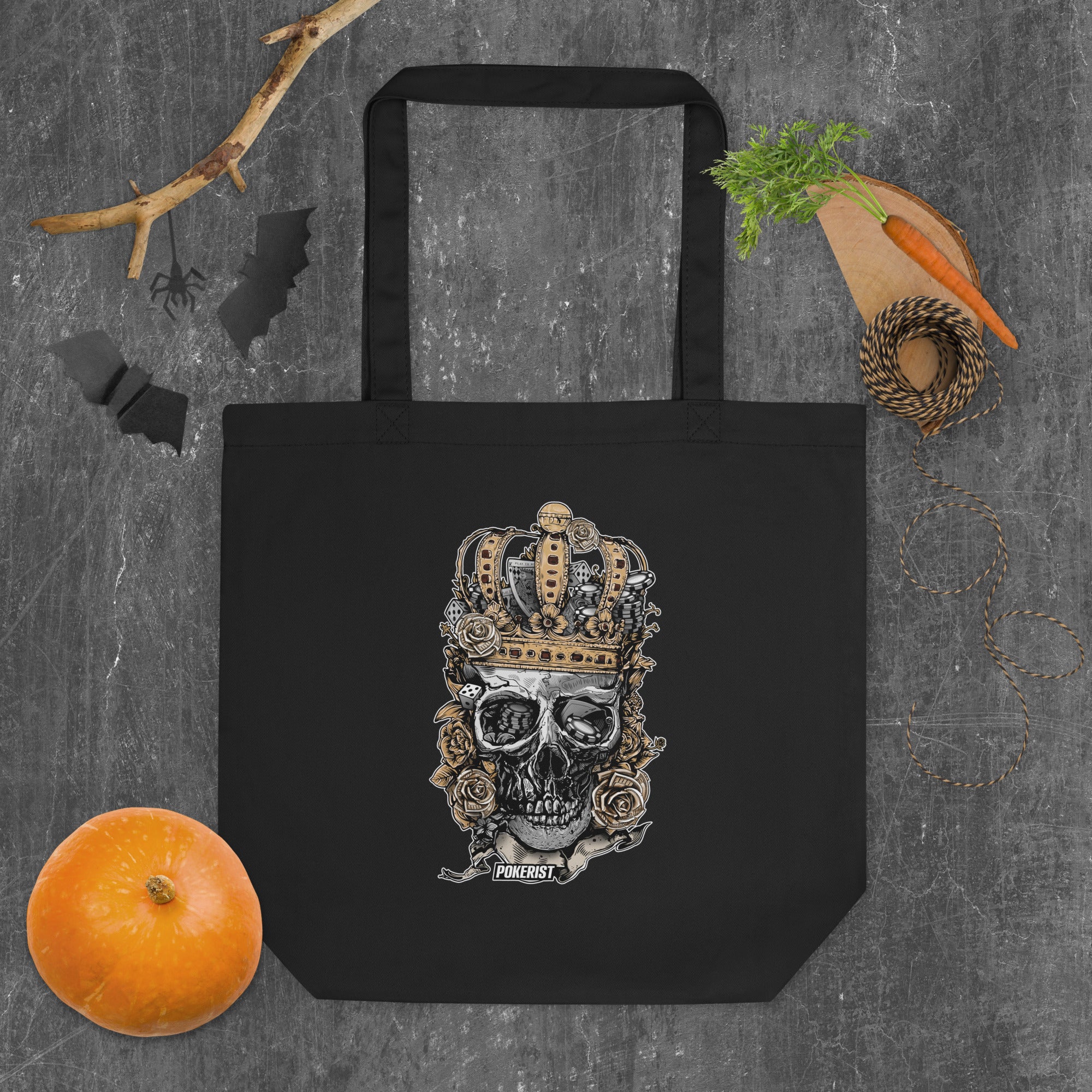 Skull Crown - Eco Tote Bag - Pokerist