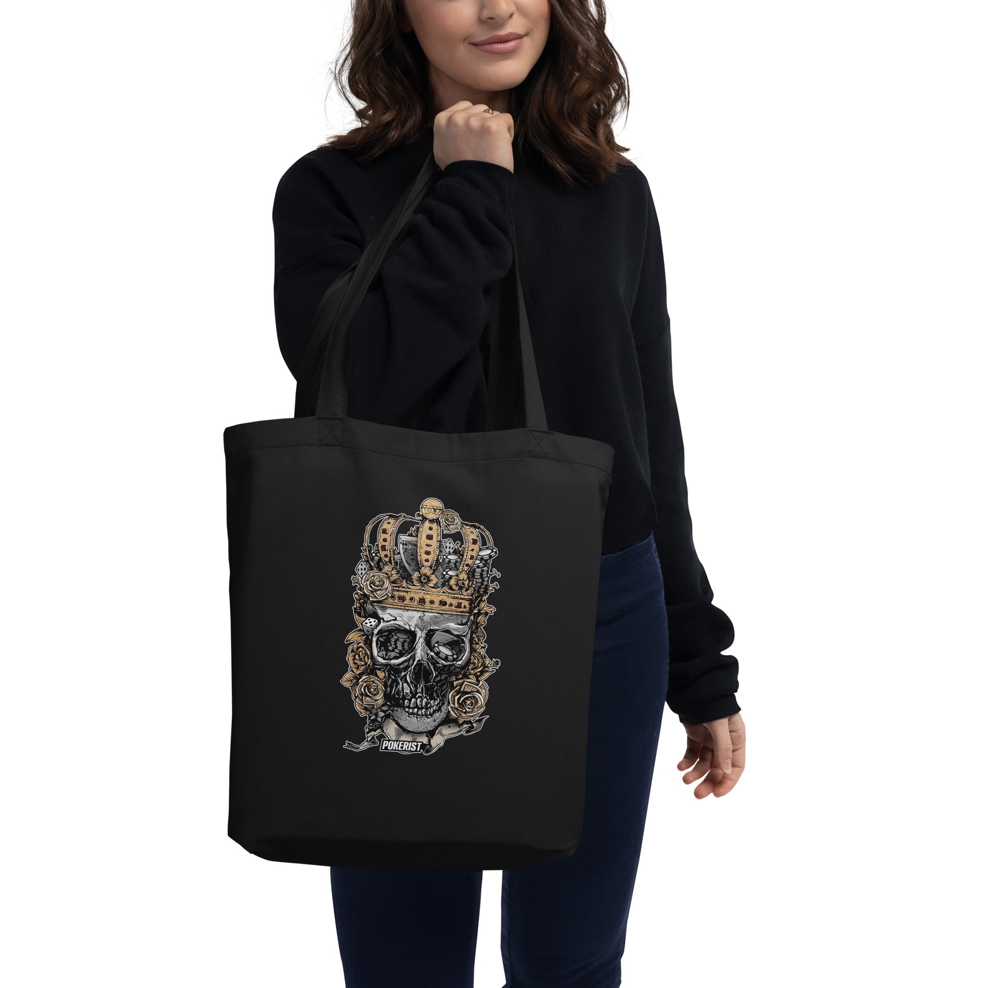 Skull Crown - Eco Tote Bag - Pokerist