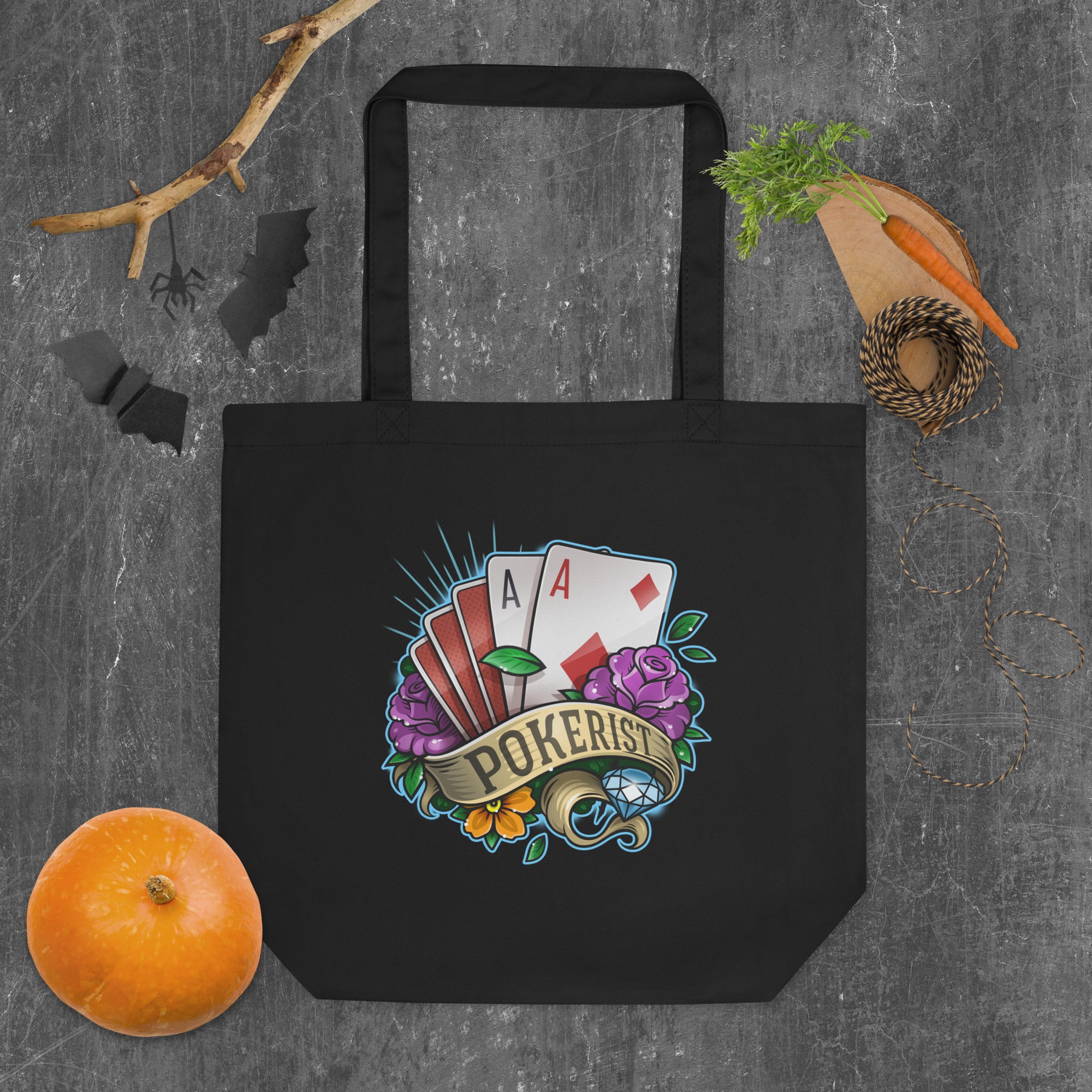 Old School Tattoo - Eco Tote Bag - Pokerist