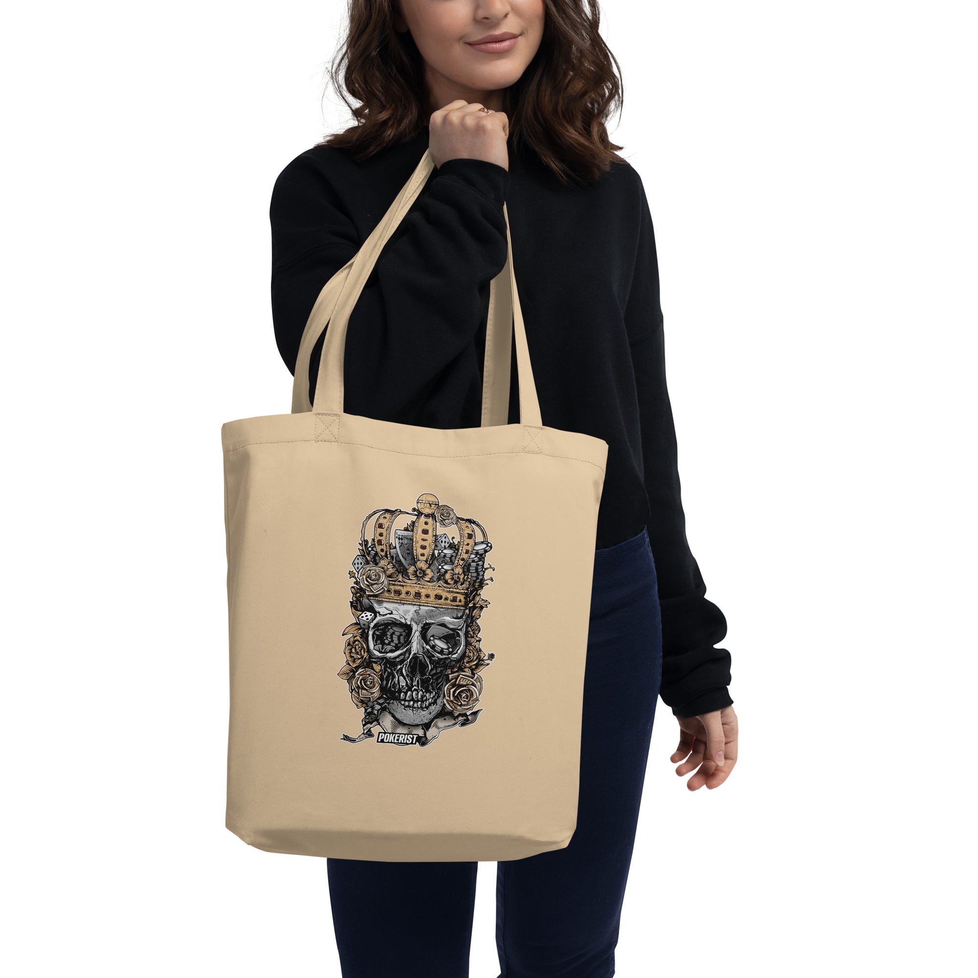 Skull Crown - Eco Tote Bag - Pokerist