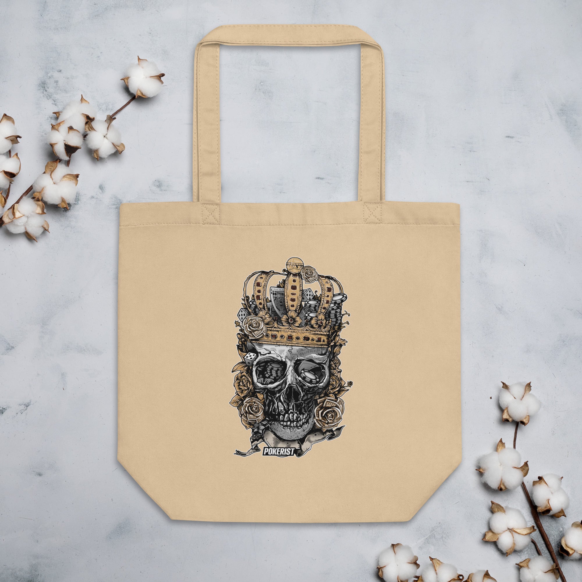 Skull Crown - Eco Tote Bag - Pokerist