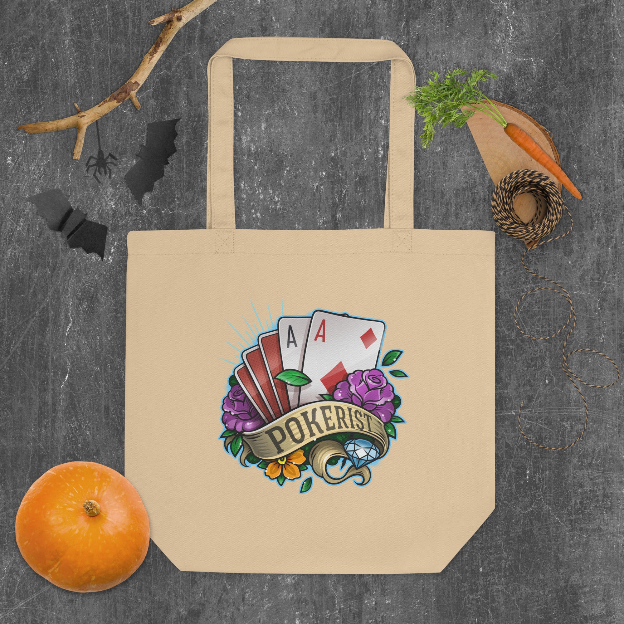 Old School Tattoo - Eco Tote Bag - Pokerist
