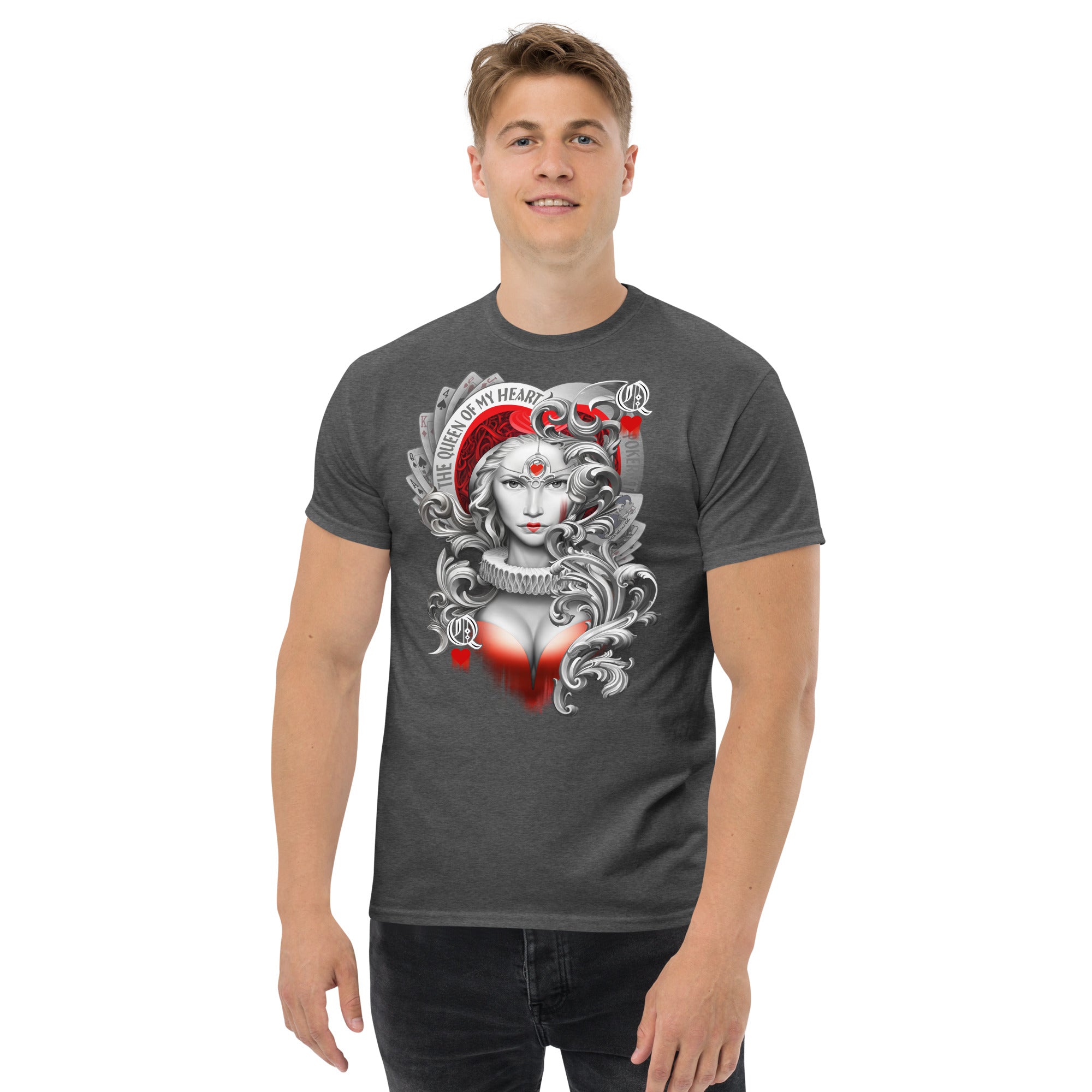 Queen Hearts - Men's classic tee - Pokerist