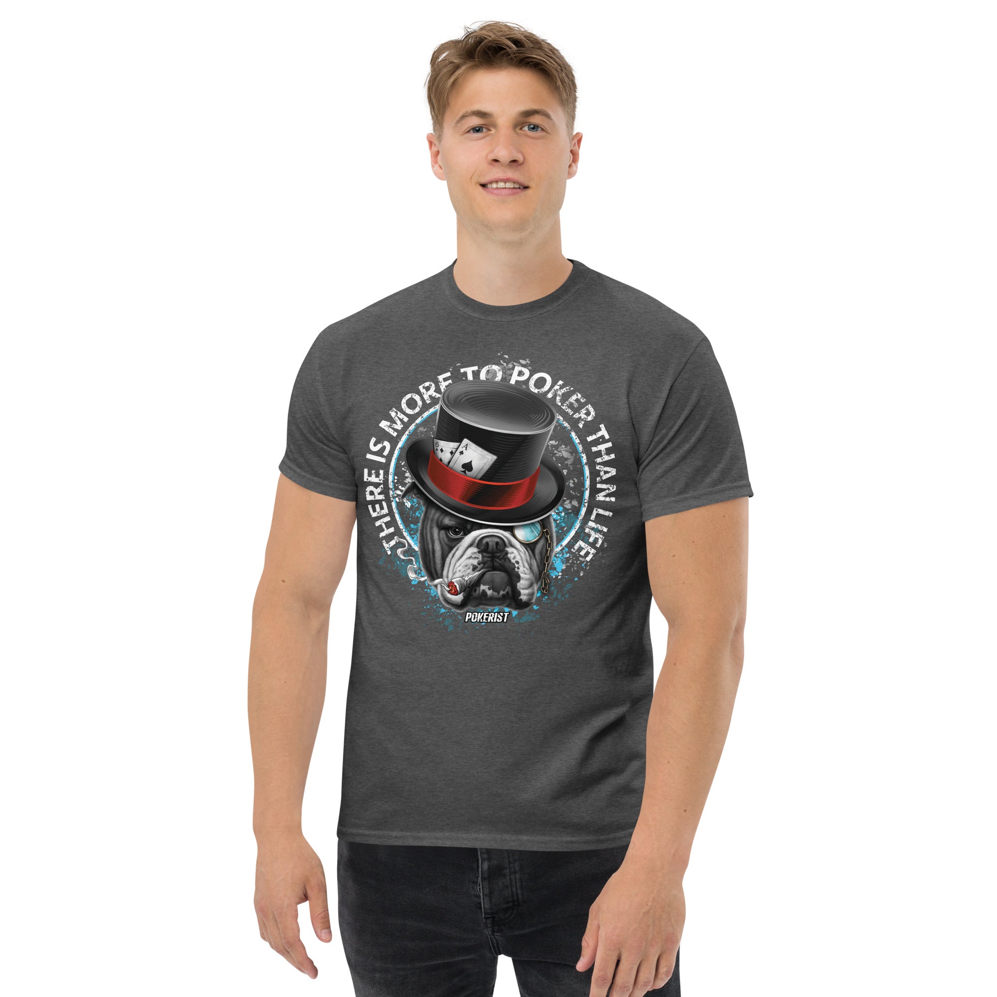 Dog Hat - Men's classic tee - Pokerist