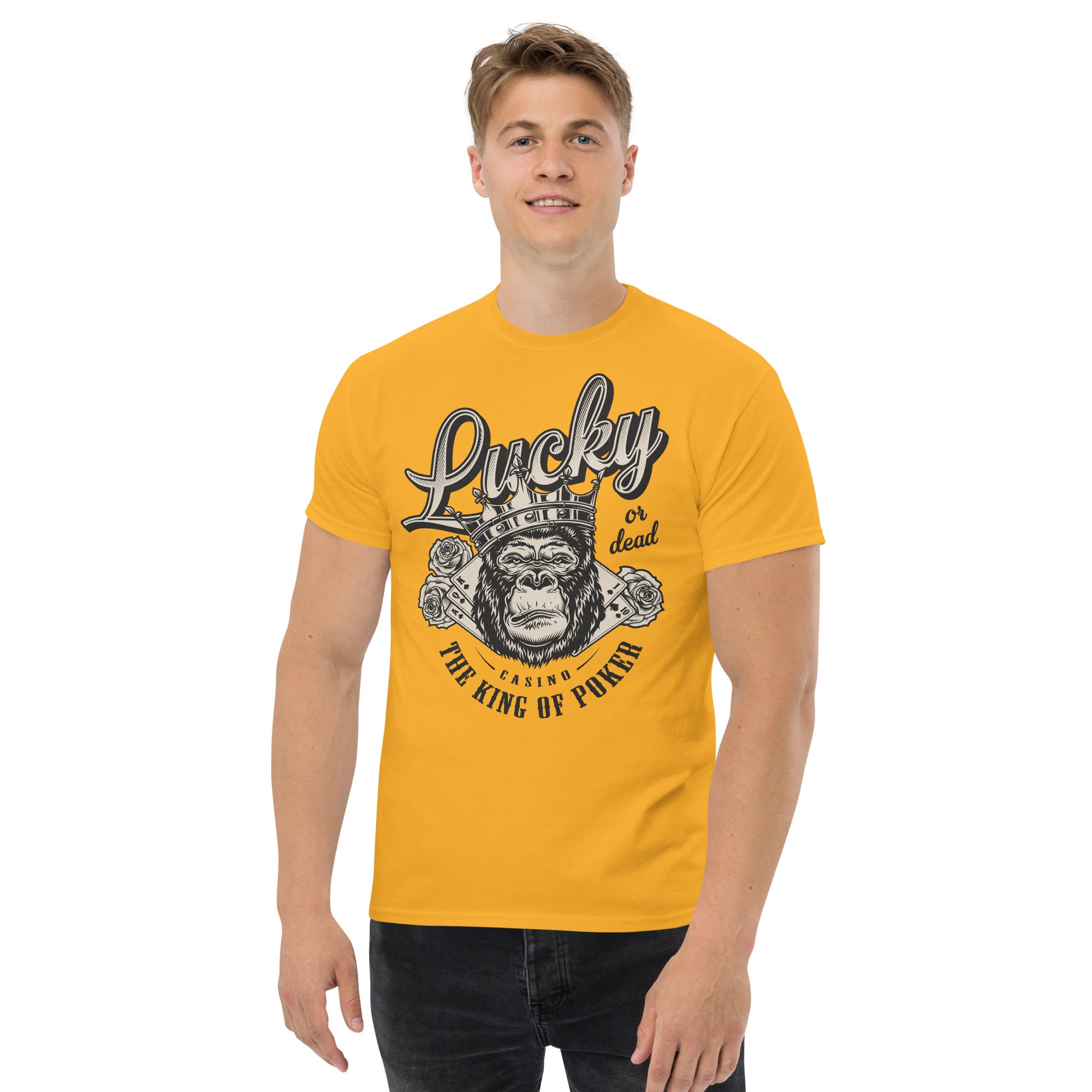 Lucky the King of Poker - Men's classic tee - Pokerist