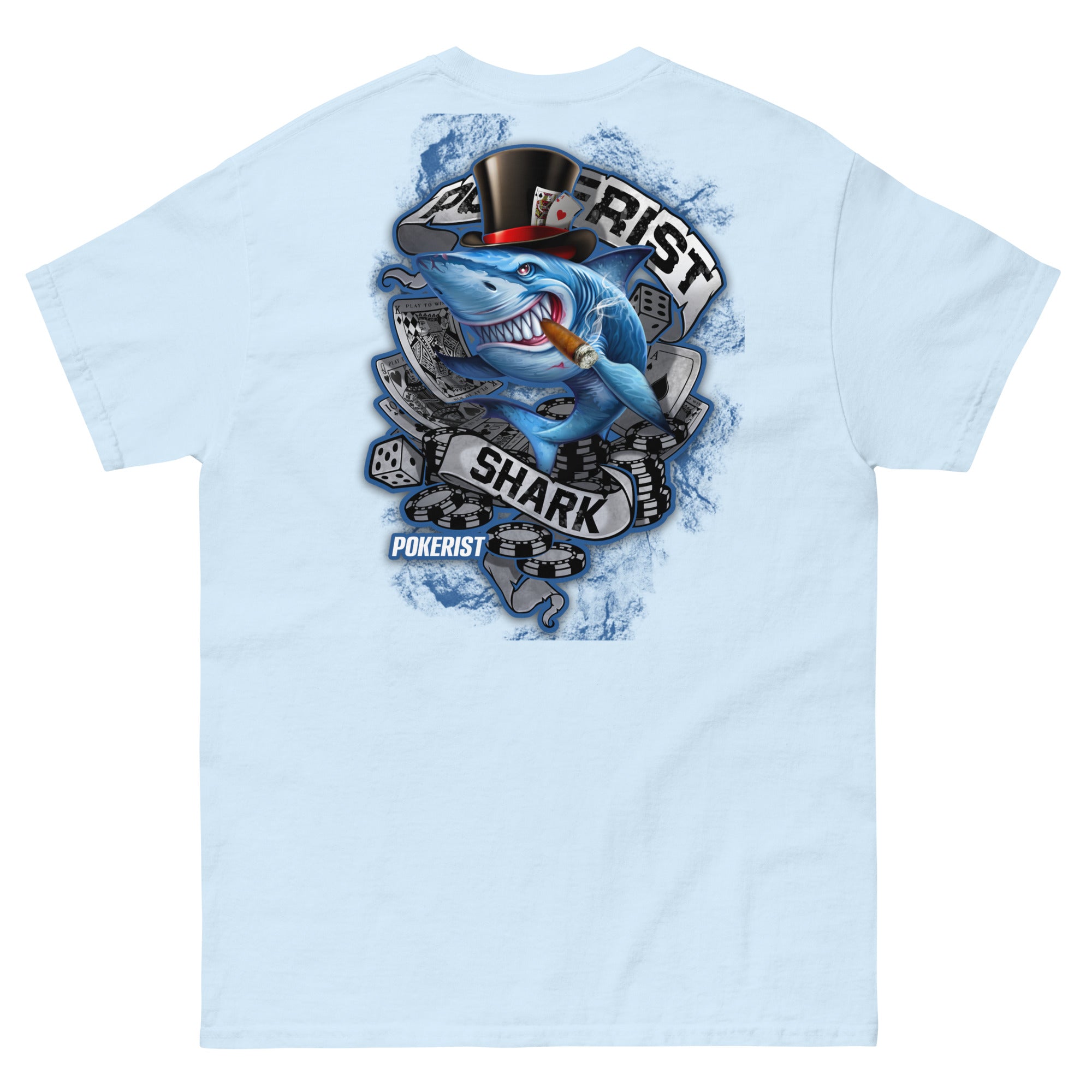 Pokerist Shark Back - Men's classic tee - Pokerist