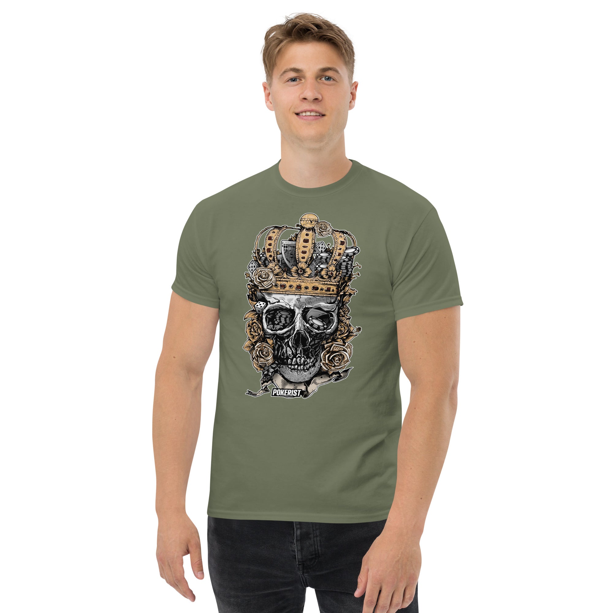 Skull Crown - Men's classic tee - Pokerist