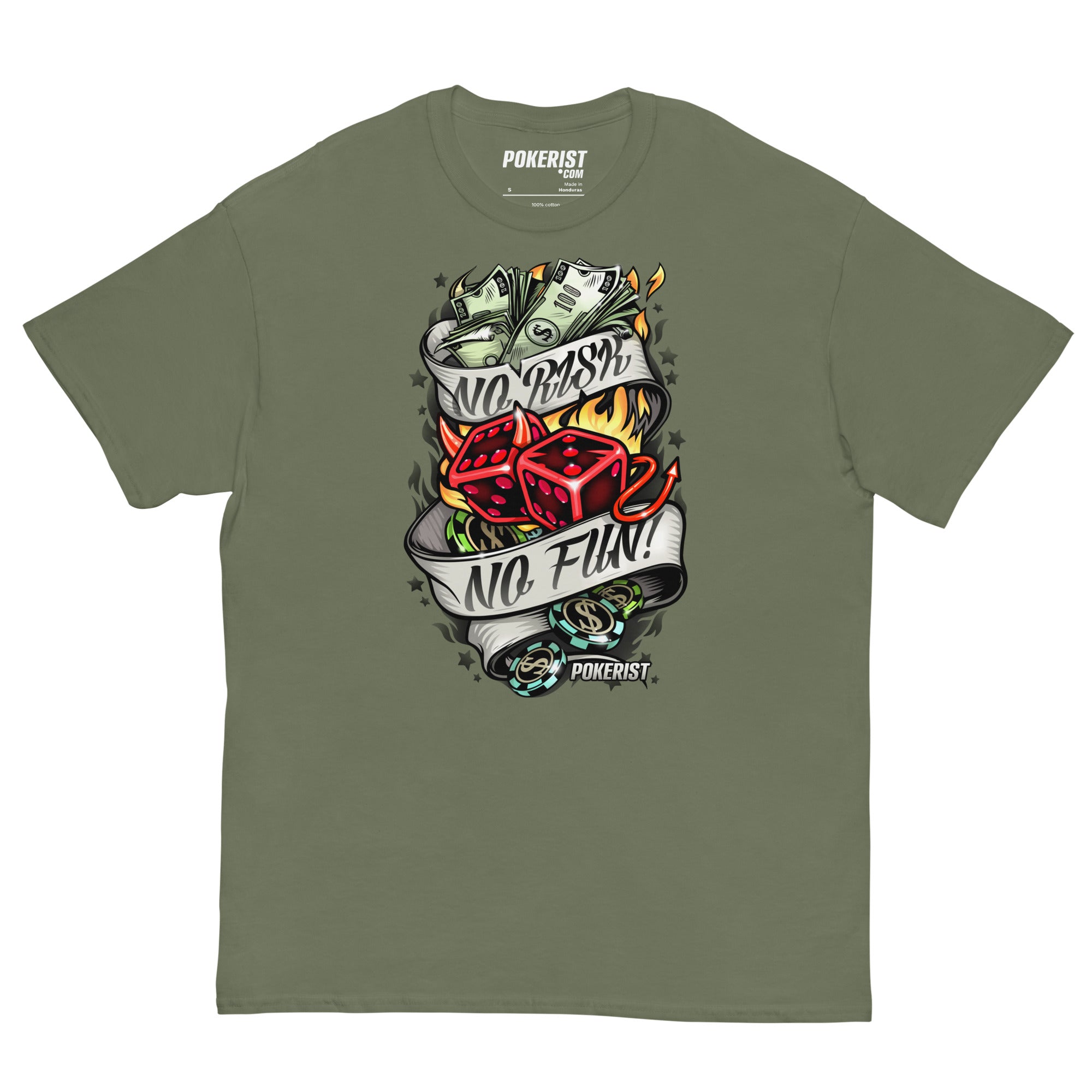 No Risk No Fun - Men's classic tee - Pokerist
