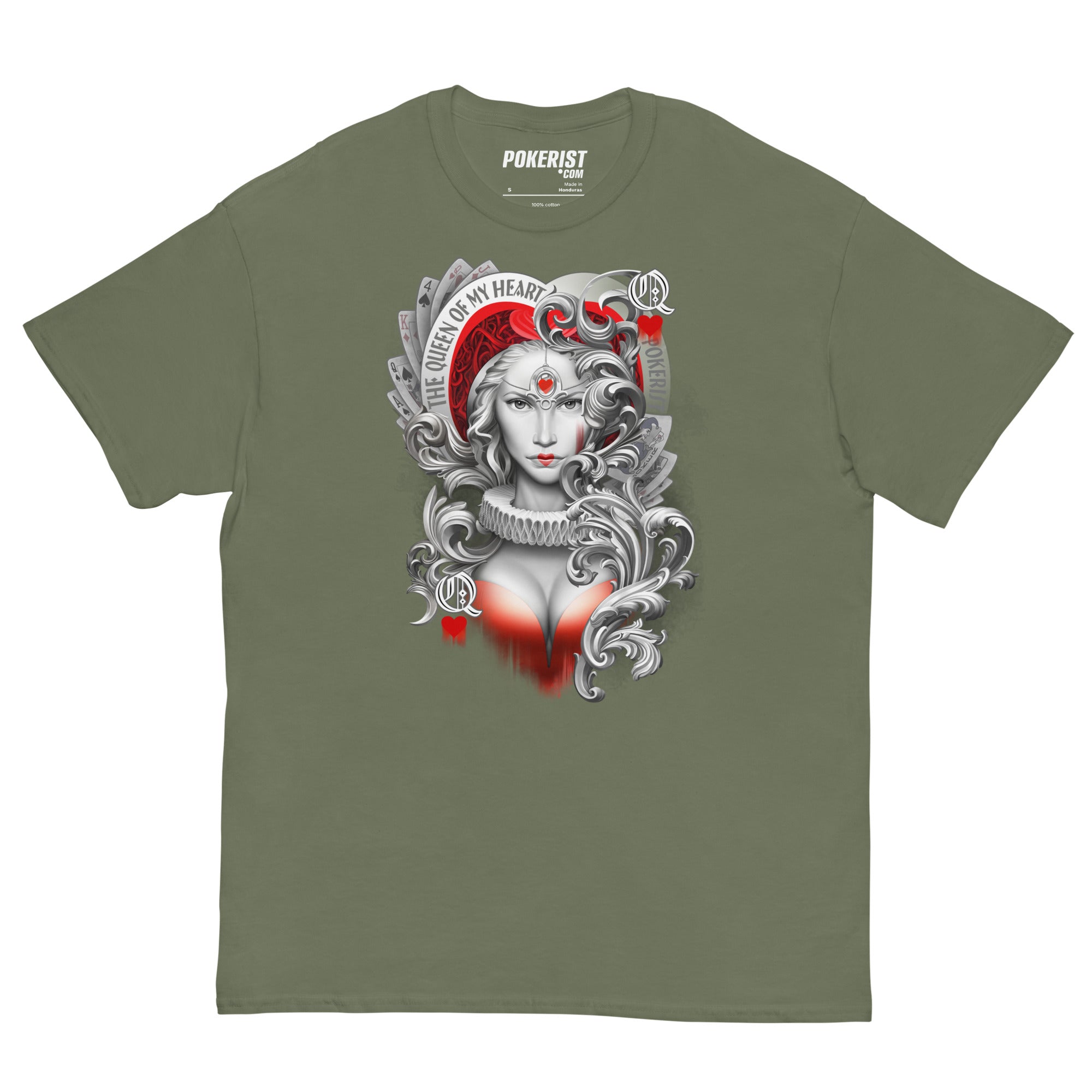 Queen Hearts - Men's classic tee - Pokerist
