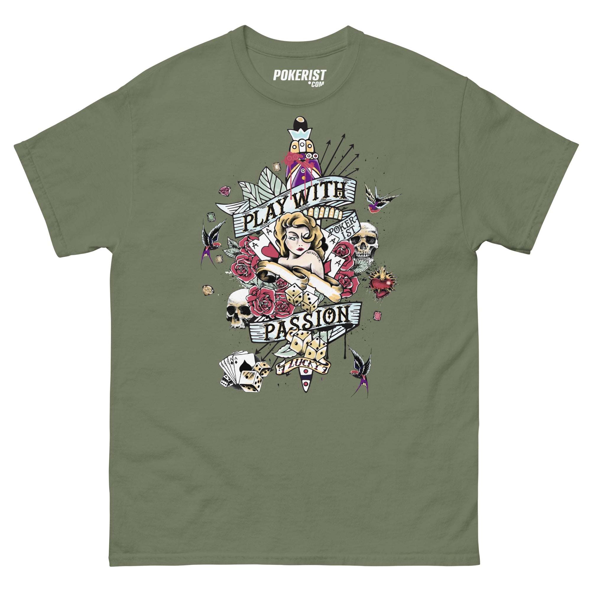 Play With Passion - Men's classic tee - Pokerist