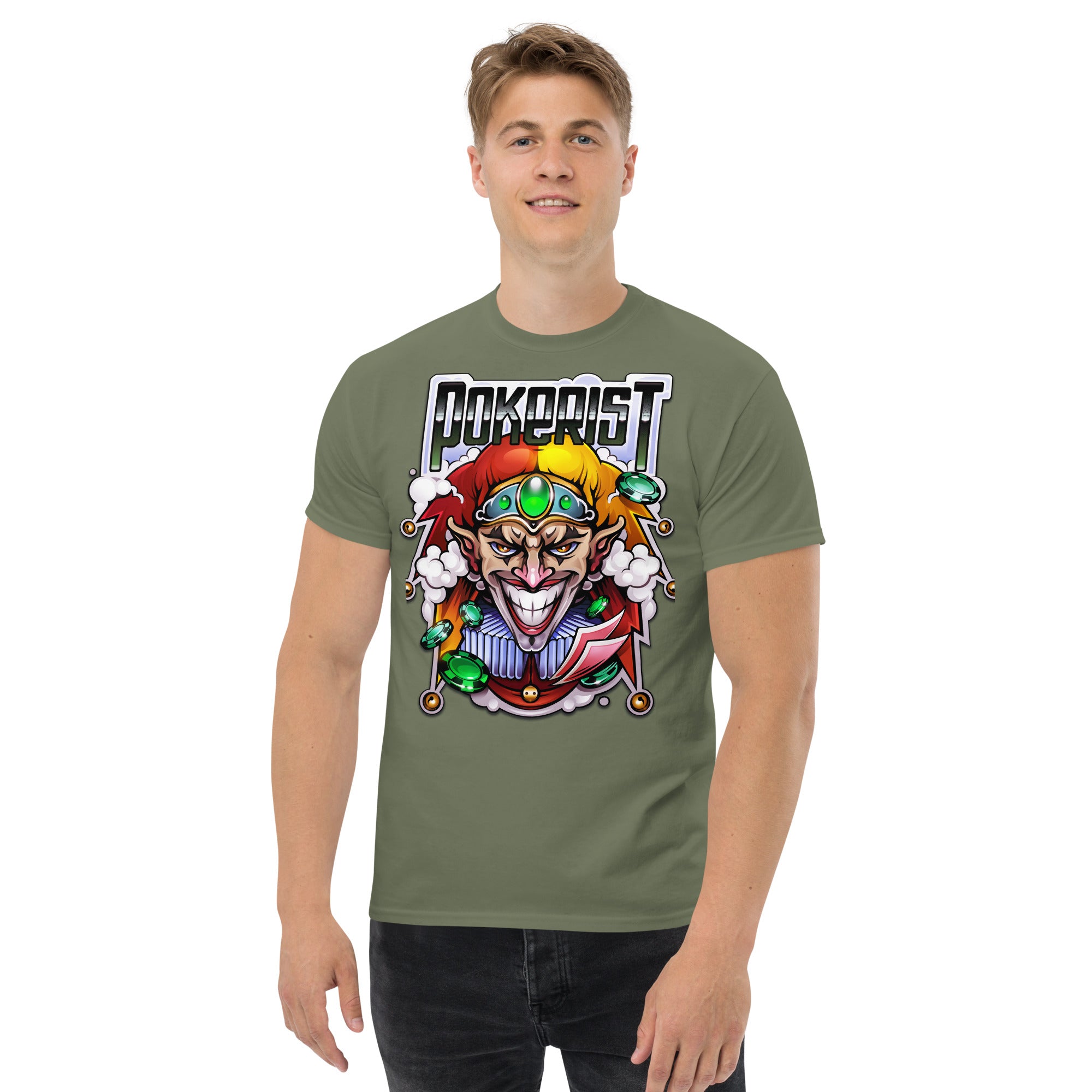 Scary Joker - Men's classic tee - Pokerist