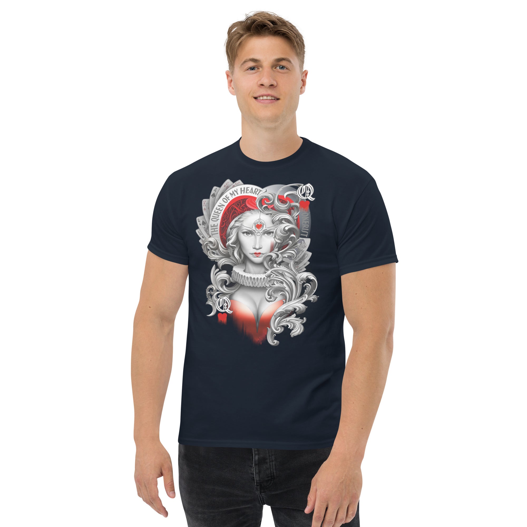 Queen Hearts - Men's classic tee - Pokerist