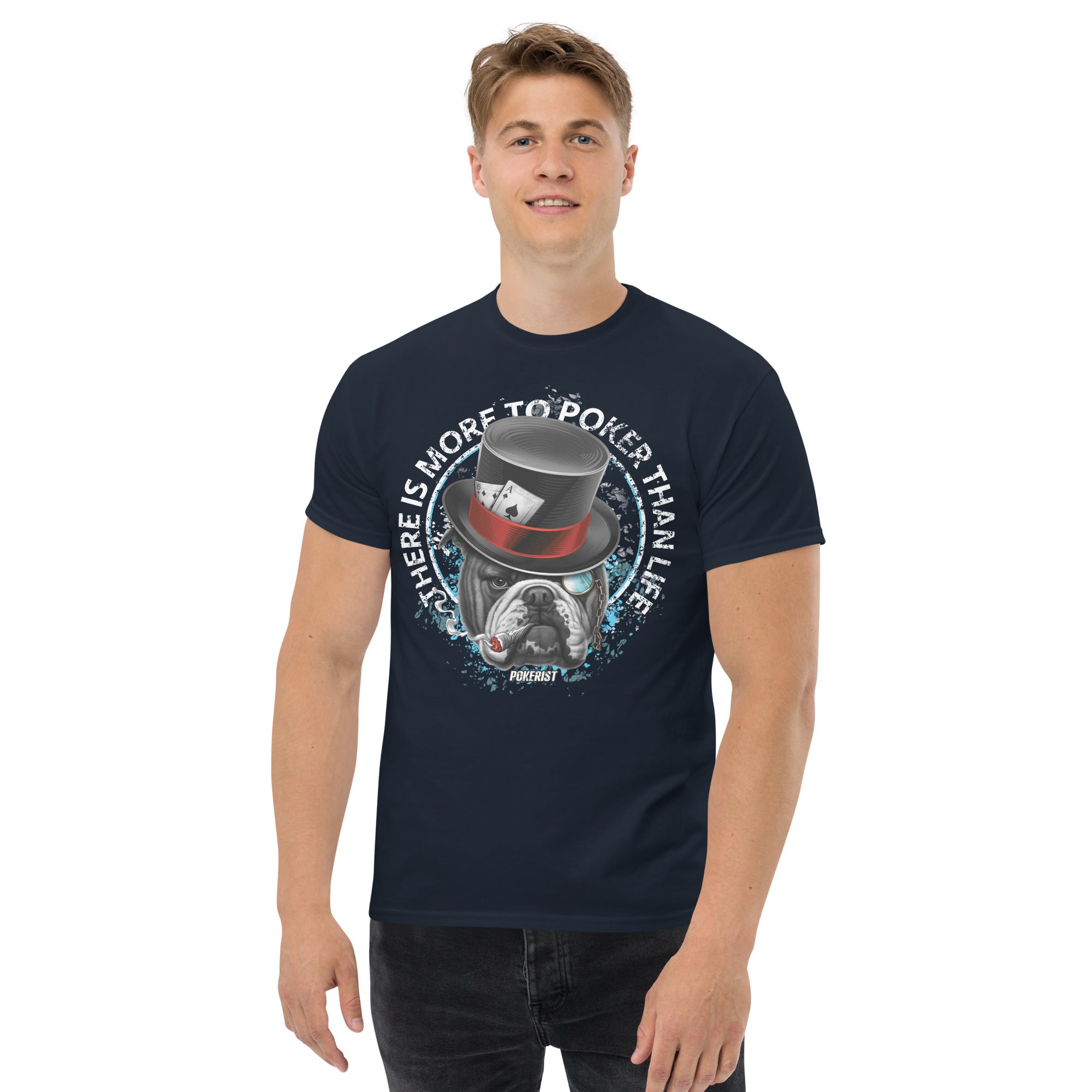 Dog Hat - Men's classic tee - Pokerist