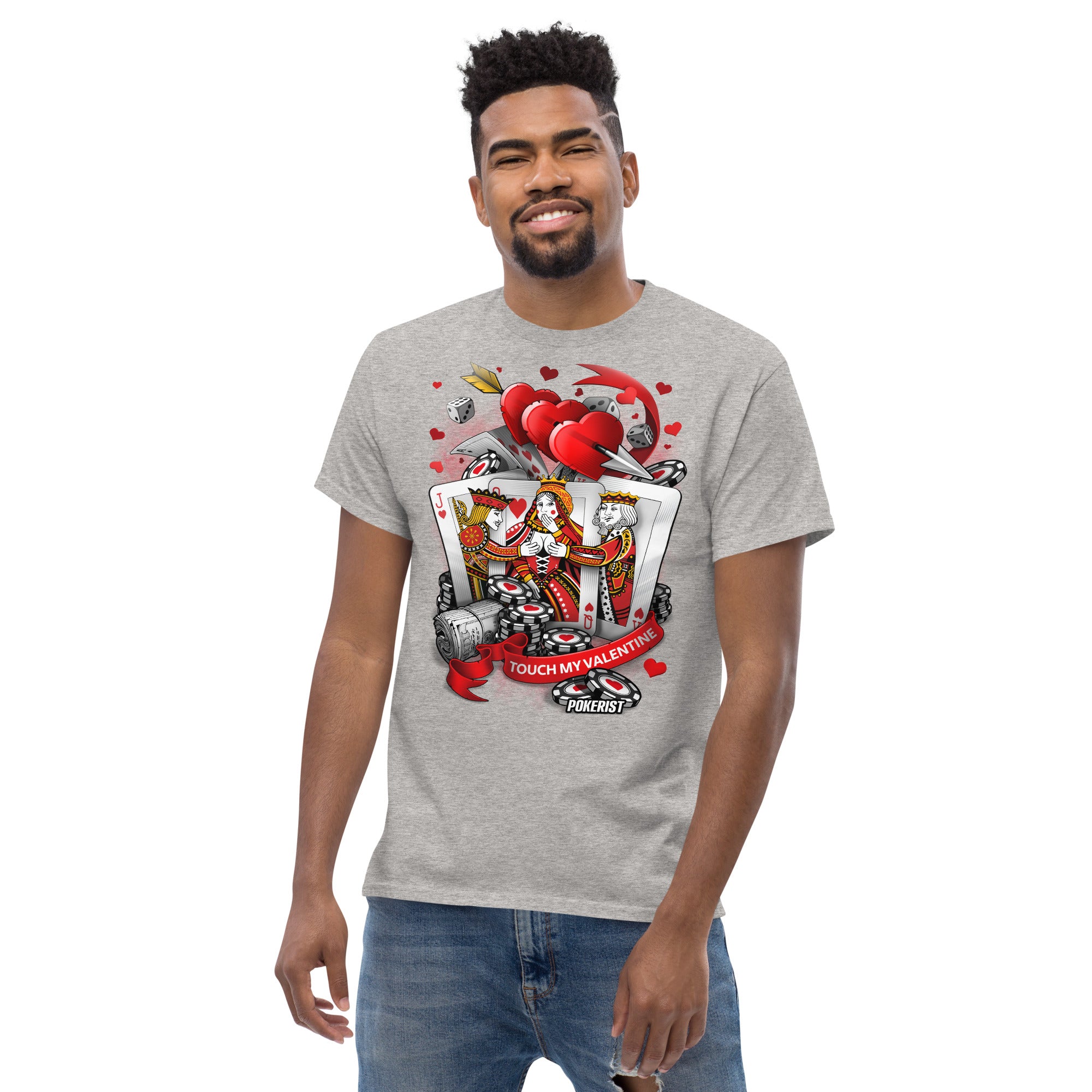 Touch my Valentine - Men's classic tee - Pokerist