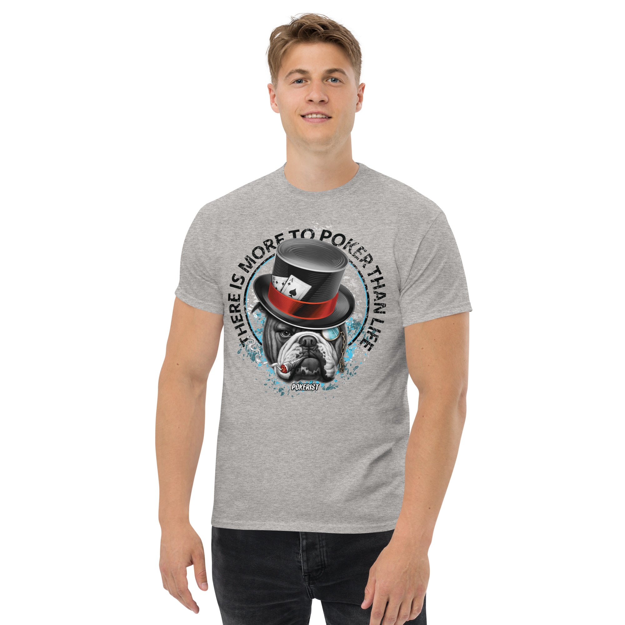 Dog Hat - Men's classic tee - Pokerist