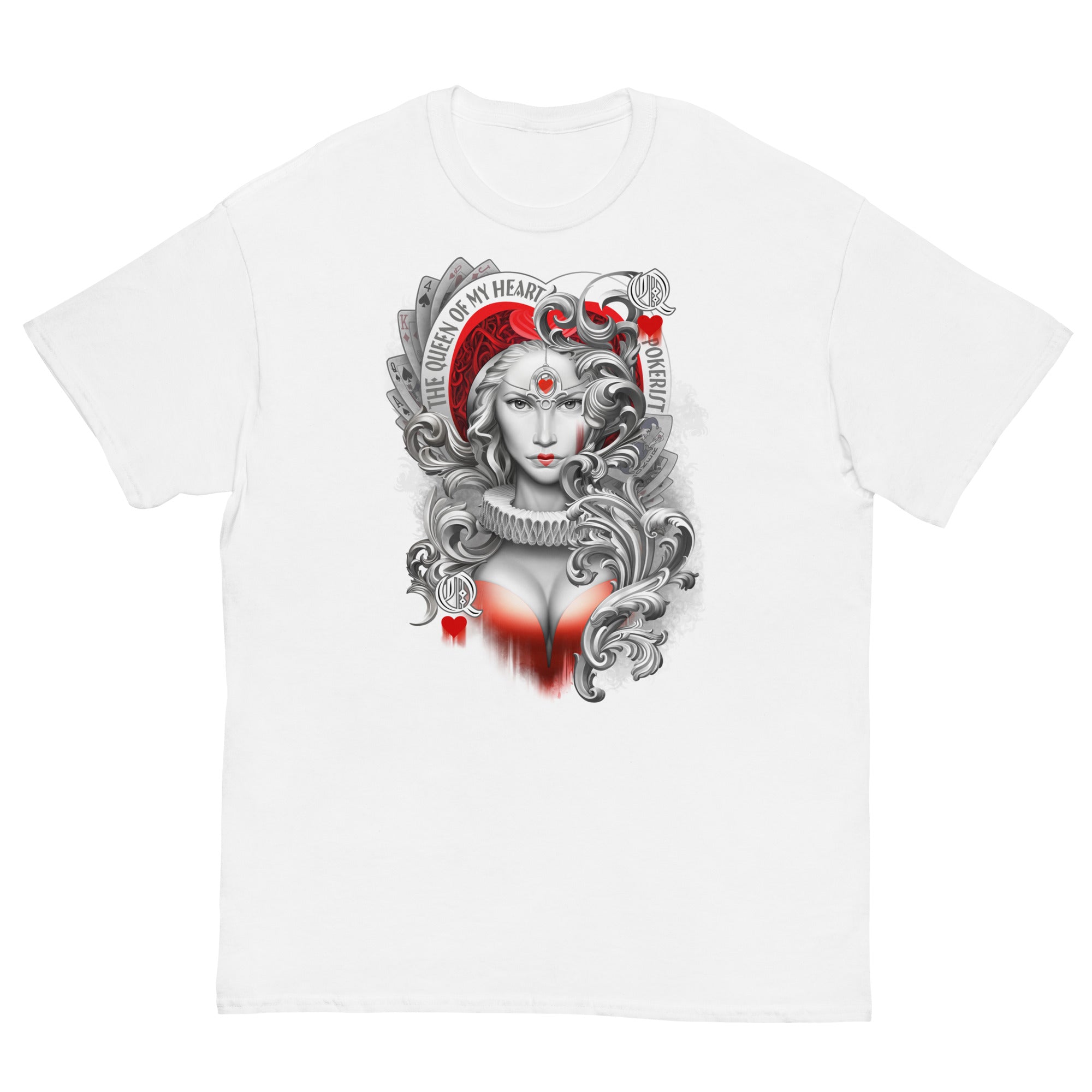 Queen Hearts - Men's classic tee - Pokerist