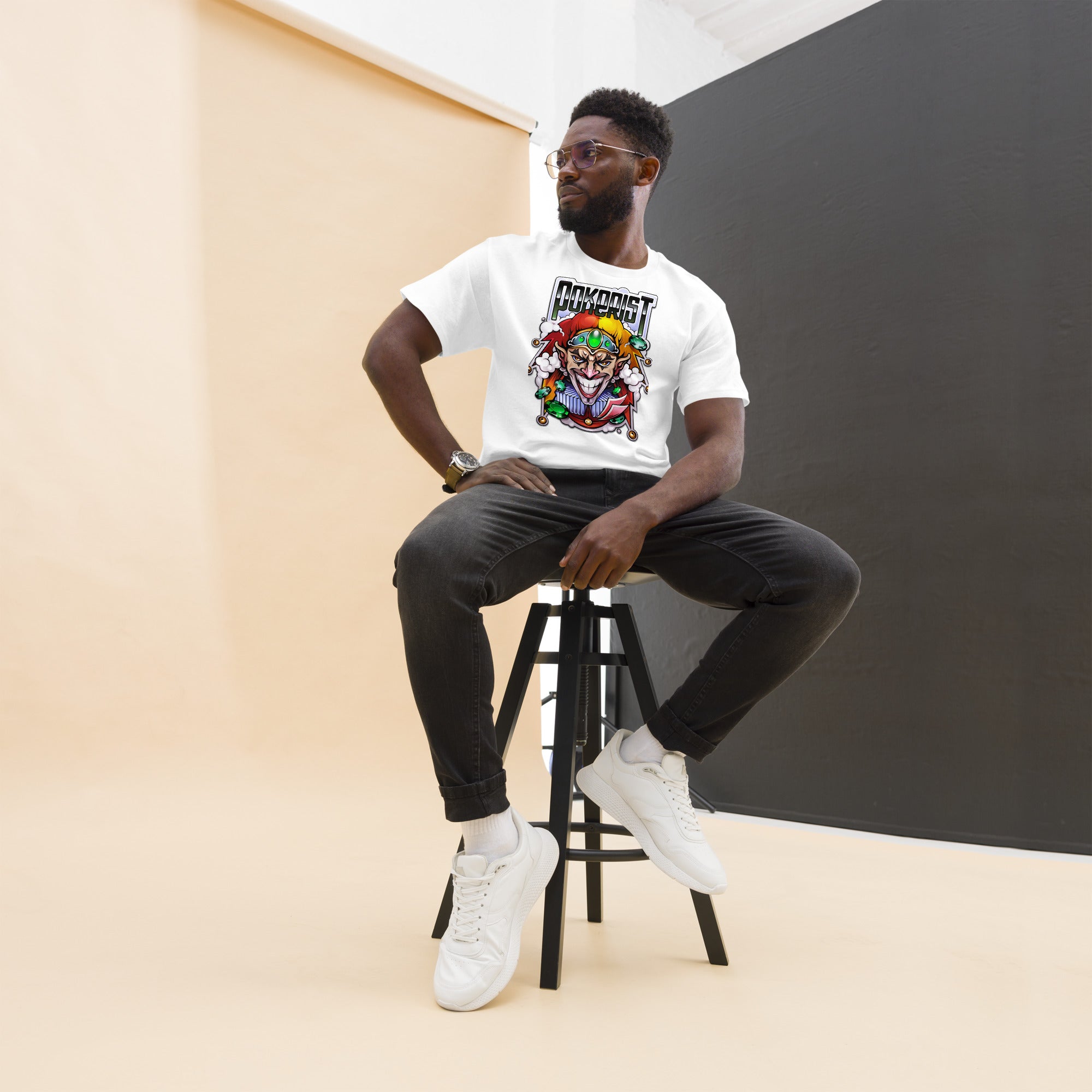 Scary Joker - Men's classic tee - Pokerist