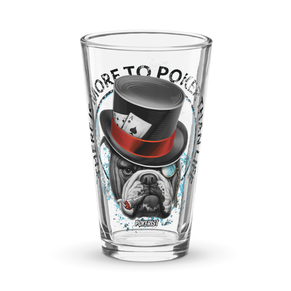 Dog Hat - Shaker pint glass