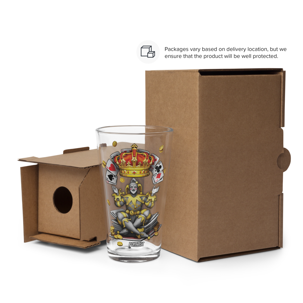 Joker Crown - Shaker pint glass