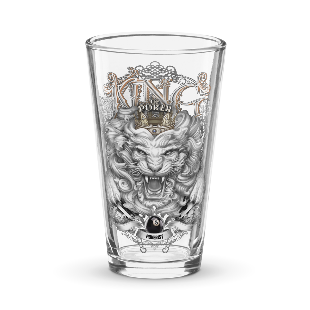 King Lion - Shaker pint glass
