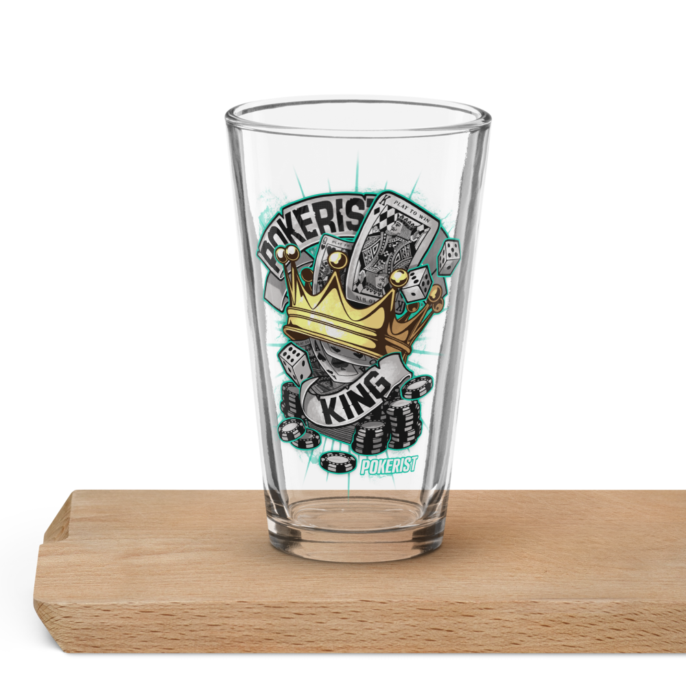 Pokerist King - Shaker pint glass