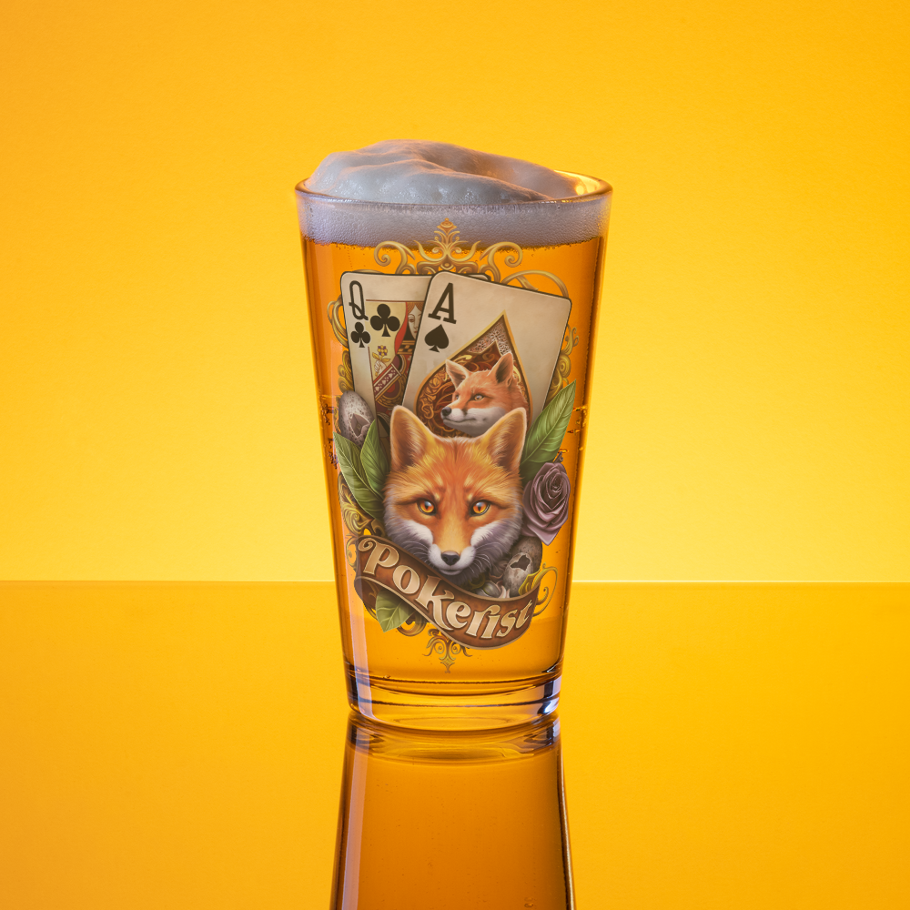 Paddy's Fox - Shaker pint glass