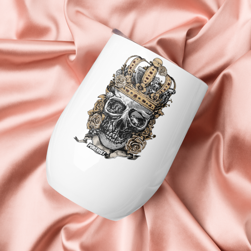 Skull Crown - Wine tumbler