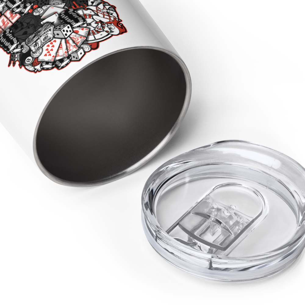 Skull Flat - Wine tumbler