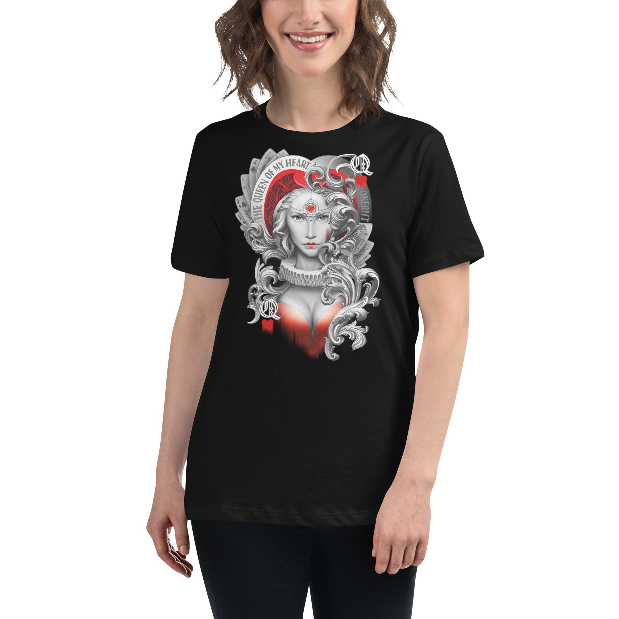 Queen Hearts - Women's Relaxed T-Shirt