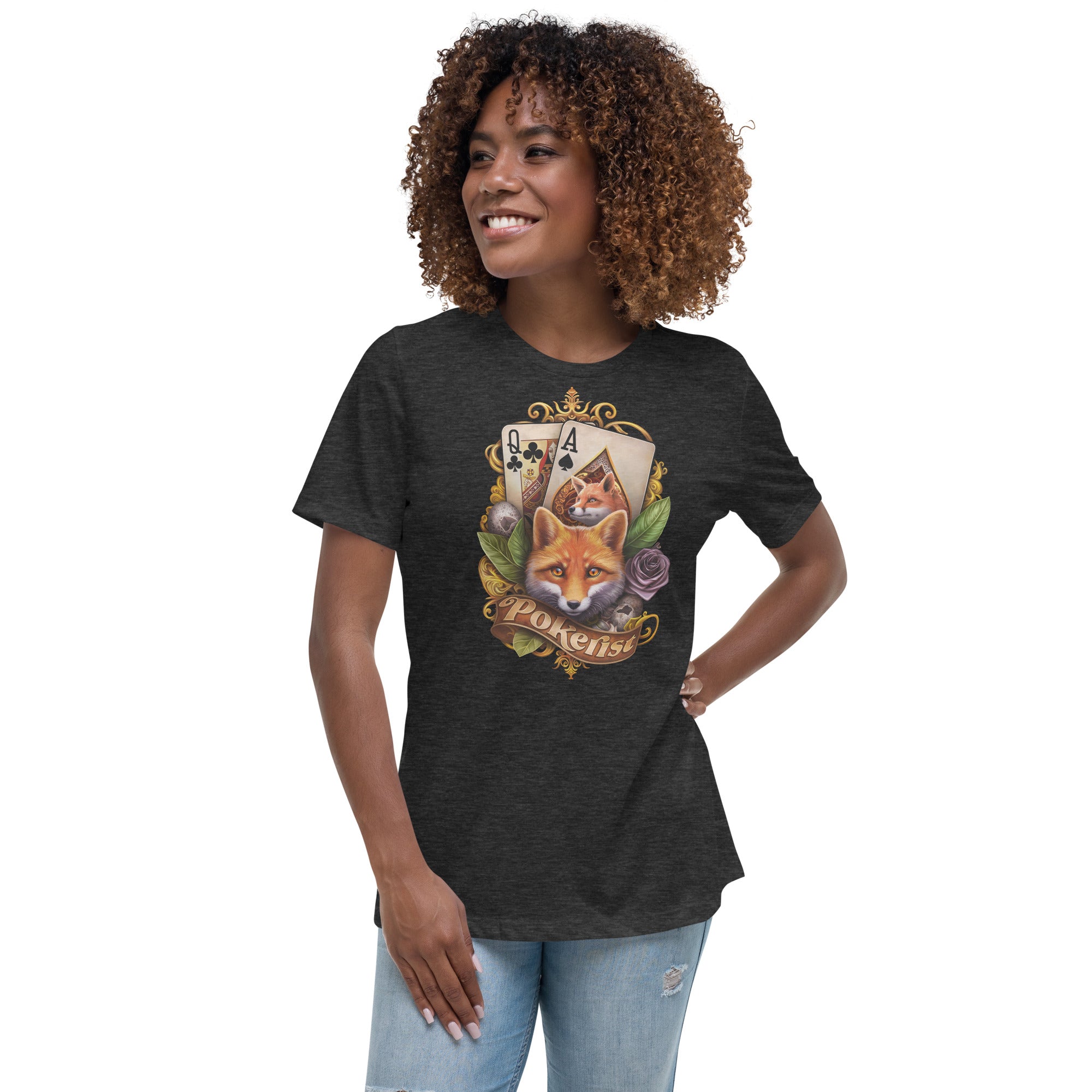 Paddy's Fox - Women's Relaxed T-Shirt - Pokerist