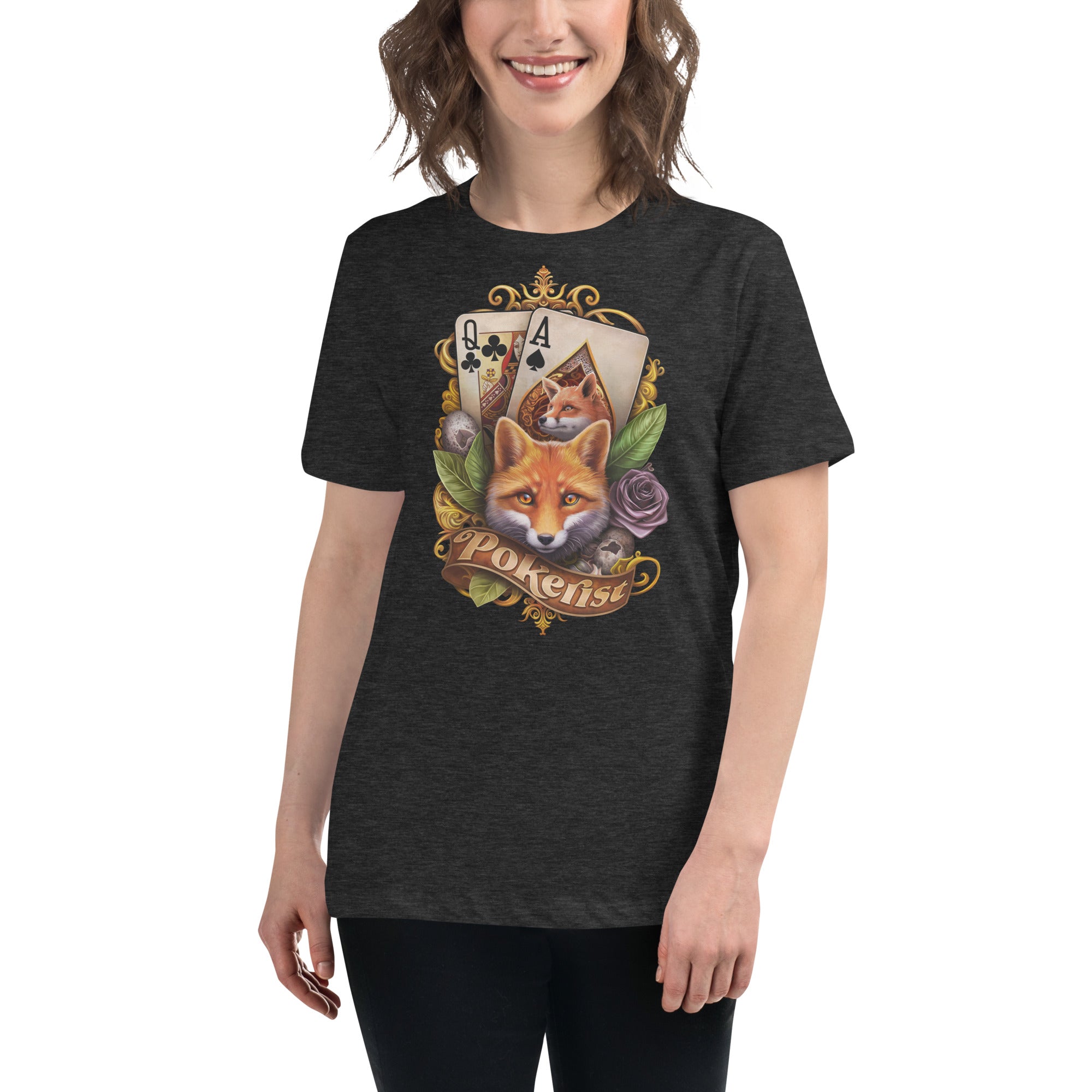 Paddy's Fox - Women's Relaxed T-Shirt - Pokerist