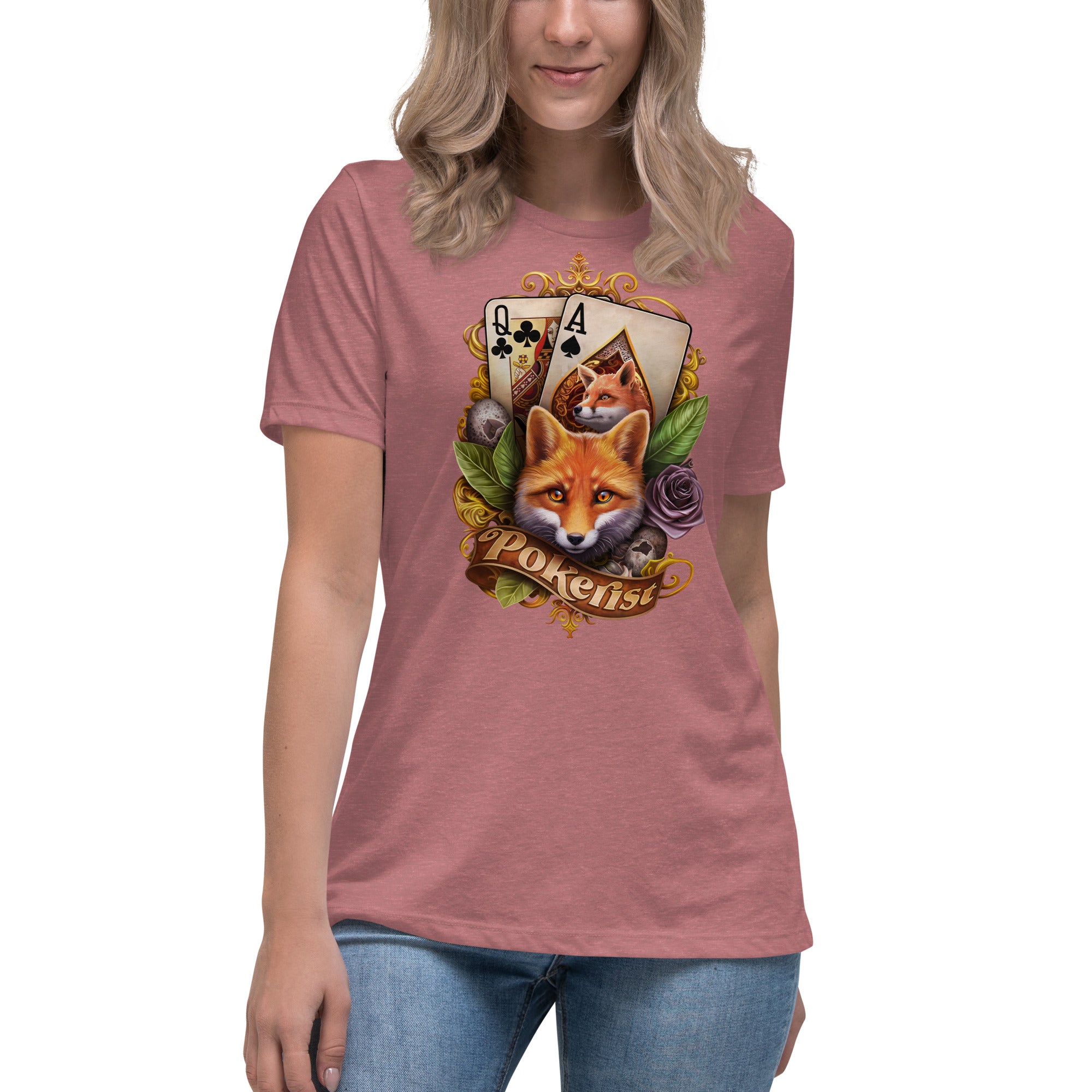 Paddy's Fox - Women's Relaxed T-Shirt - Pokerist