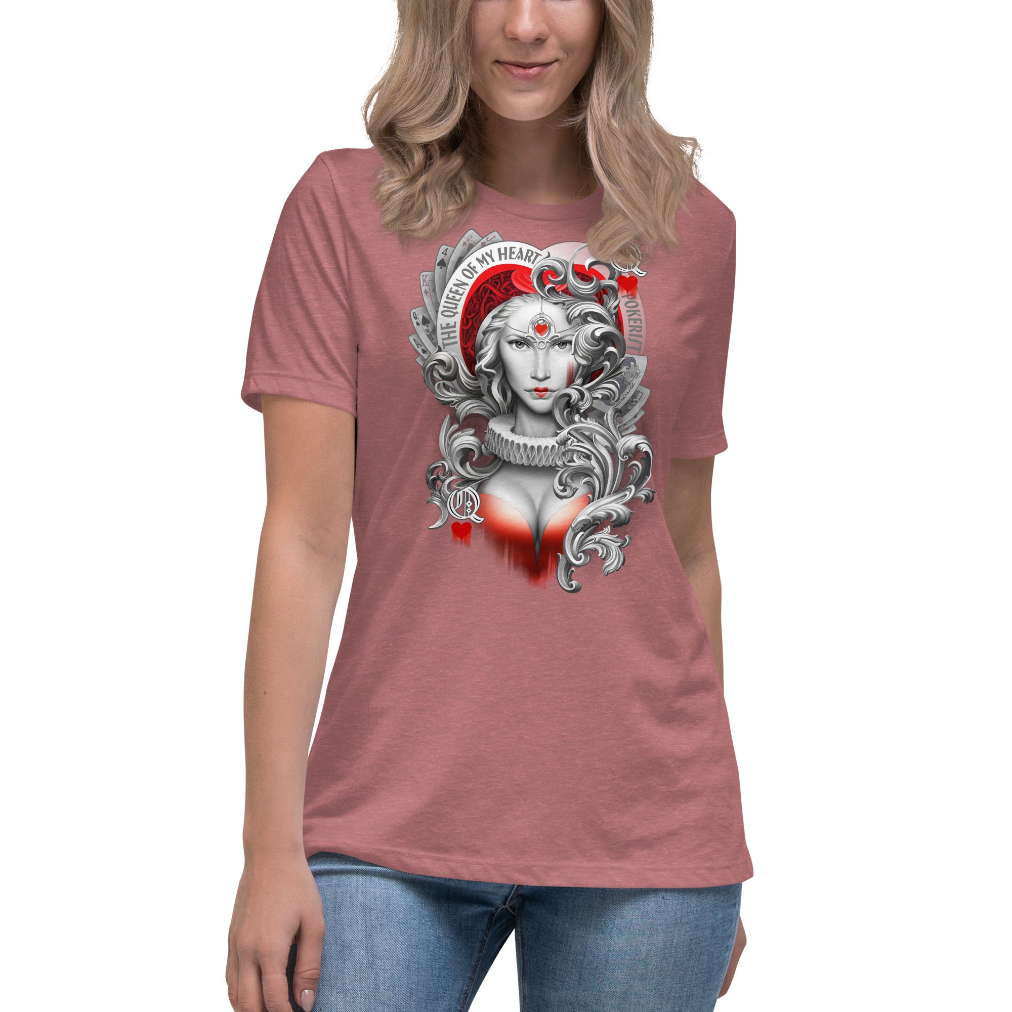 Queen Hearts - Women's Relaxed T-Shirt