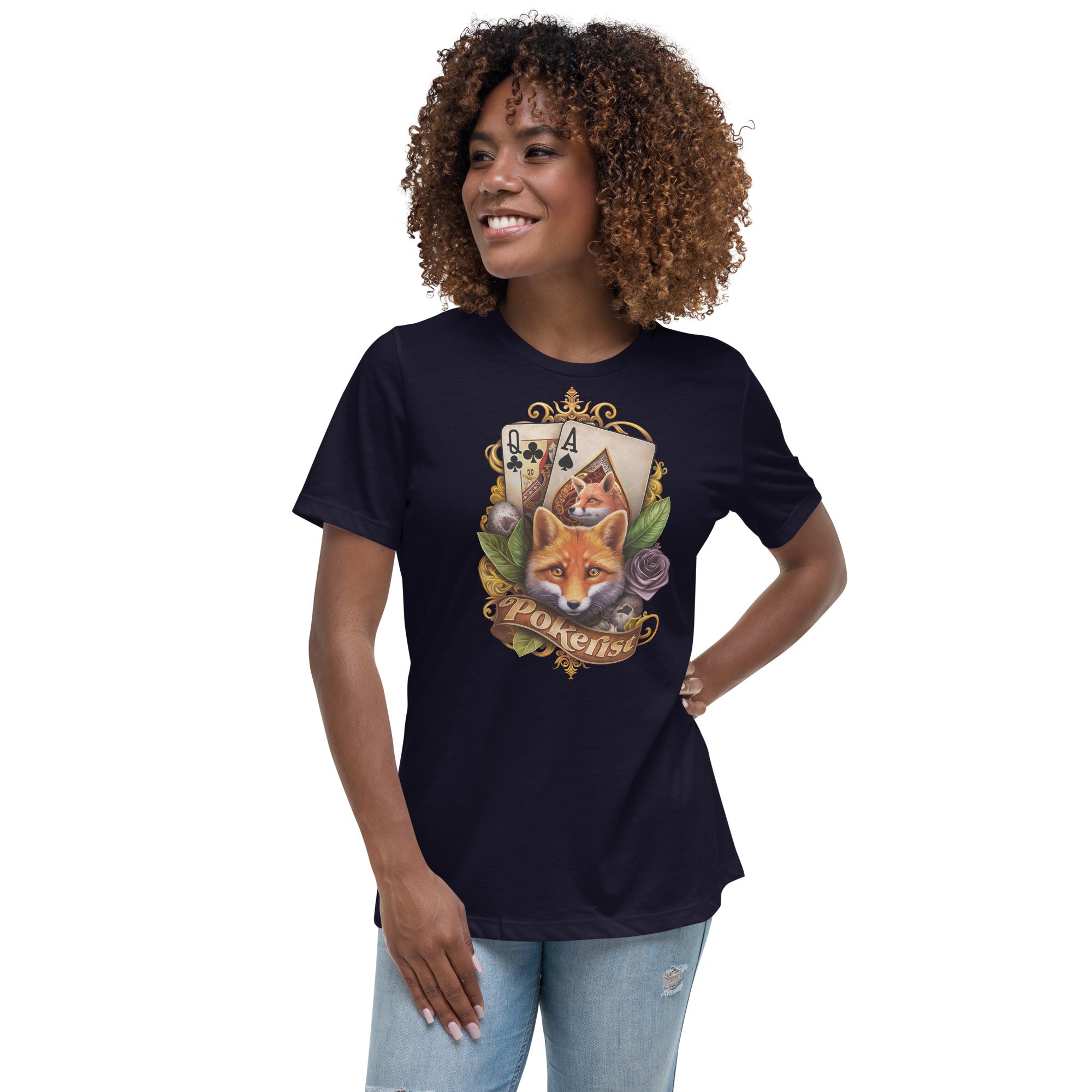 Paddy's Fox - Women's Relaxed T-Shirt - Pokerist