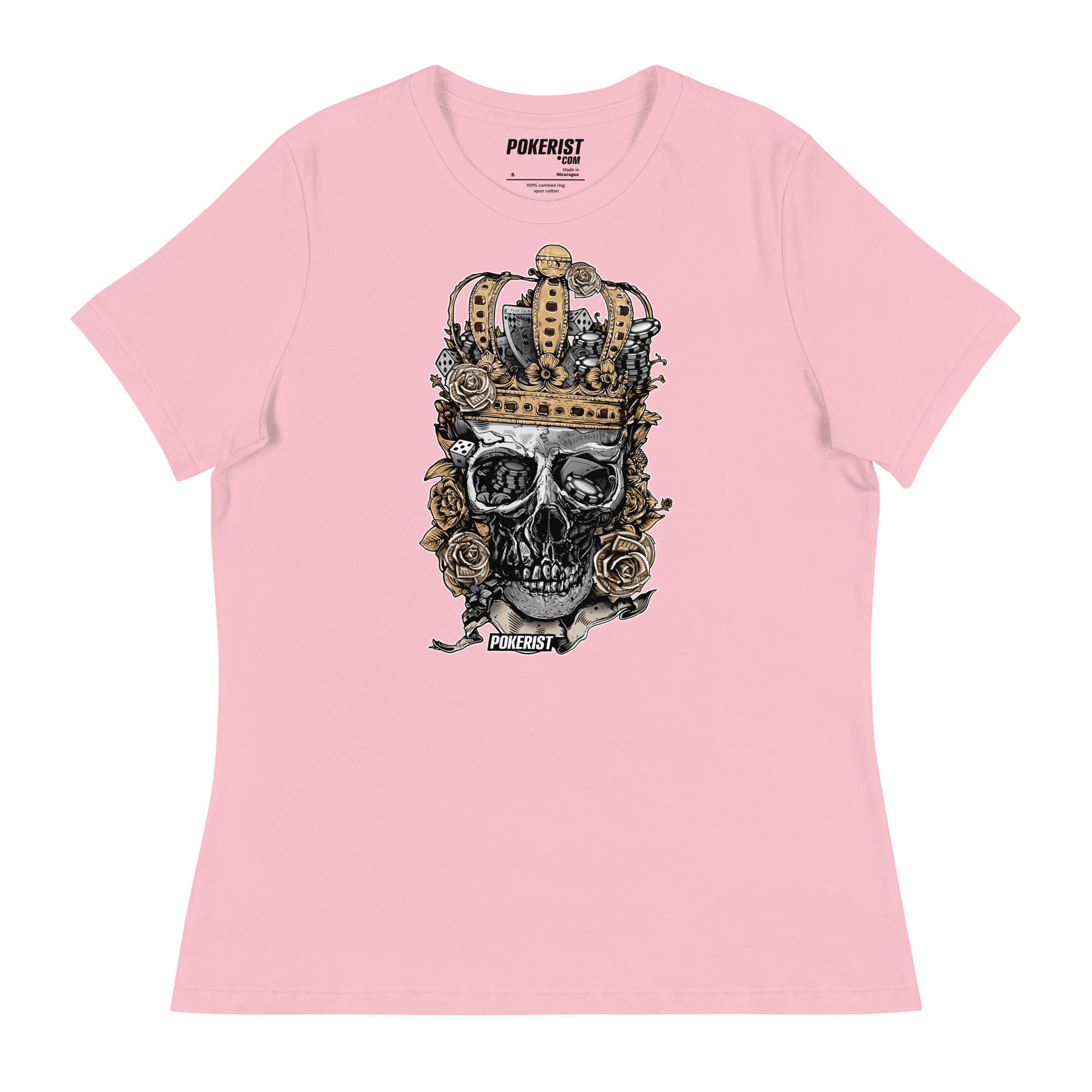 Skull Crown - Women's Relaxed T-Shirt - Pokerist