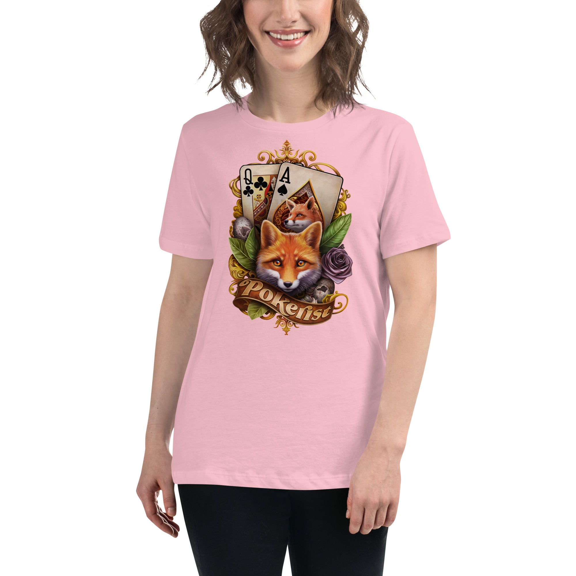 Paddy's Fox - Women's Relaxed T-Shirt - Pokerist