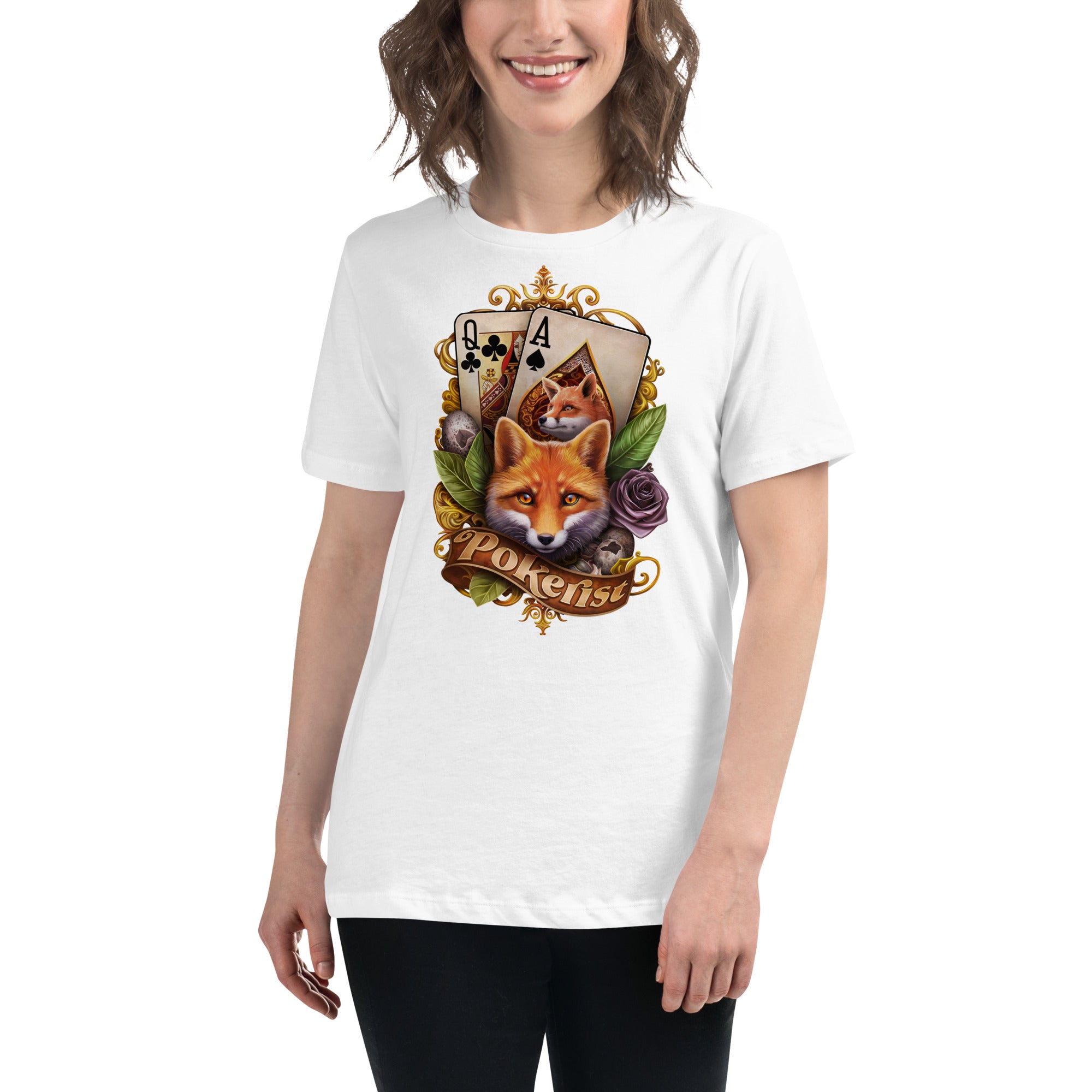 Paddy's Fox - Women's Relaxed T-Shirt - Pokerist