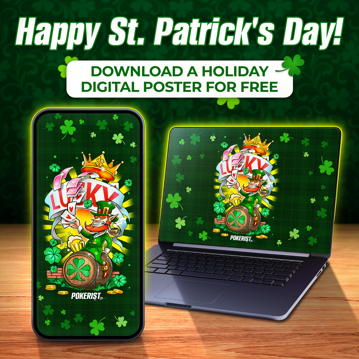 Paddy's Day - Pokerist - Background, Digital Wallpaper